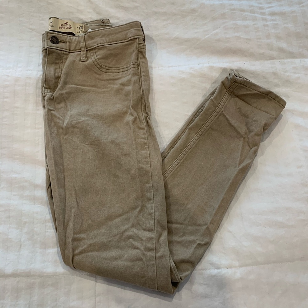Hollister Khaki Skinny Jeans